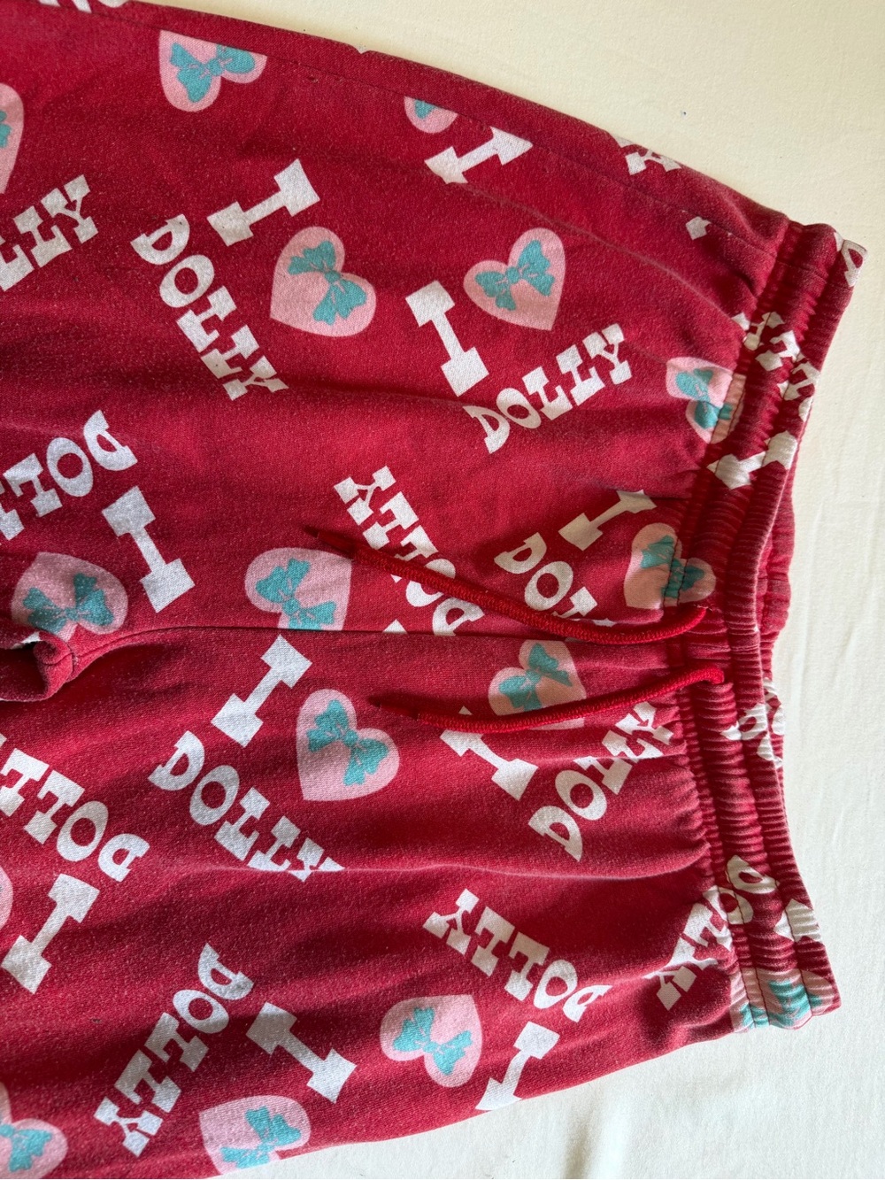 I Heart Dolly Red Women's Sleep Shorts - Unbranded